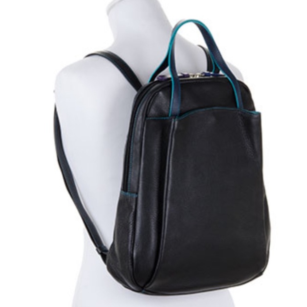 Mywalit Leather Backpack. NWT